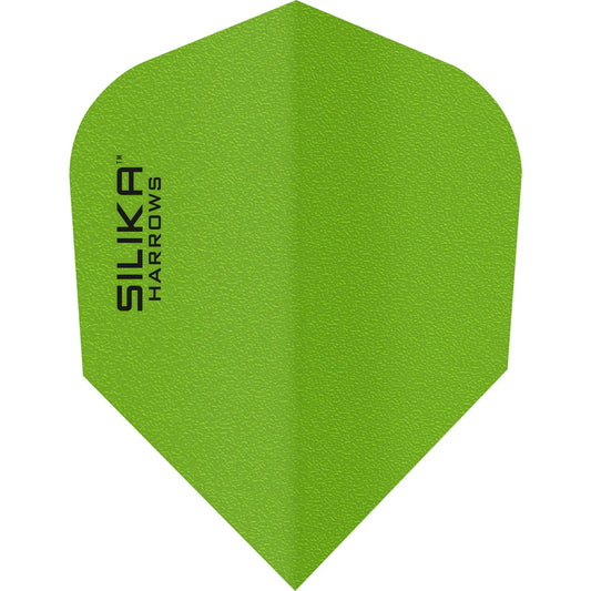 Harrows Silika - Patented Tough Crystalline Coated Green - No6 Standard Dart Flights