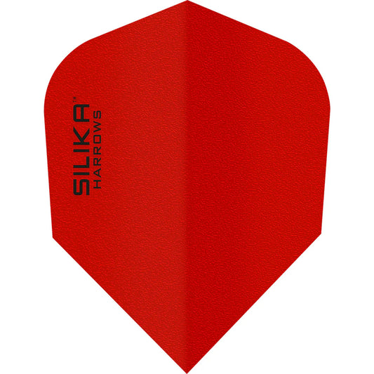 Harrows Silika - Patented Tough Crystalline Coated Red - No6 Standard Dart Flights