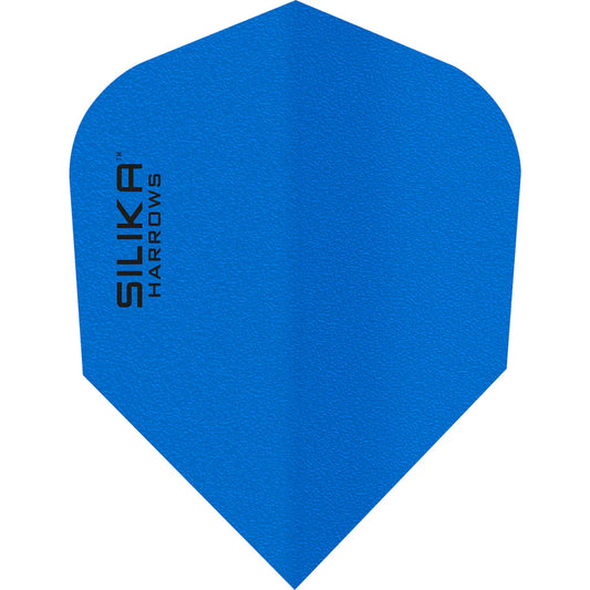 Harrows Silika - Patented Tough Crystalline Coated Blue - No6 Standard Dart Flights