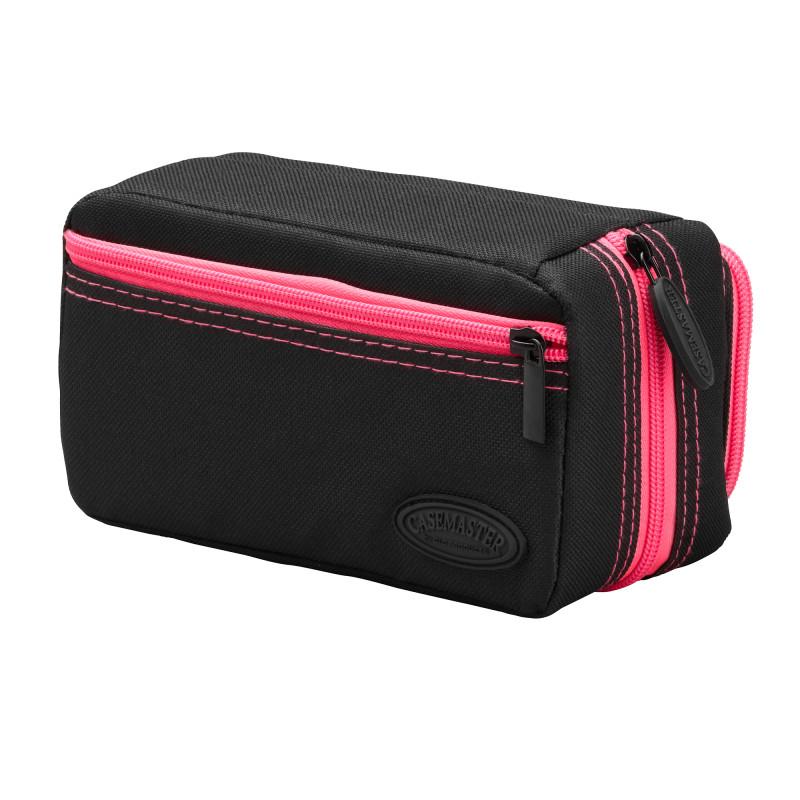 Casemaster Plazma Pro Dart Case Black with Pink Trim and Phone Pocket Dart Case