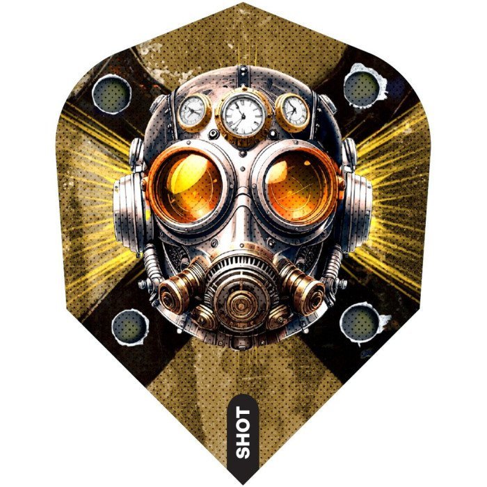 Shot Badlands The Sheriff Dart Flight Set Small Standard