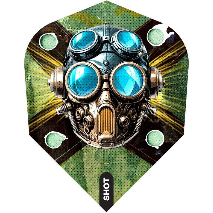 Shot Badlands Krush Dart Flight Set Small Standard