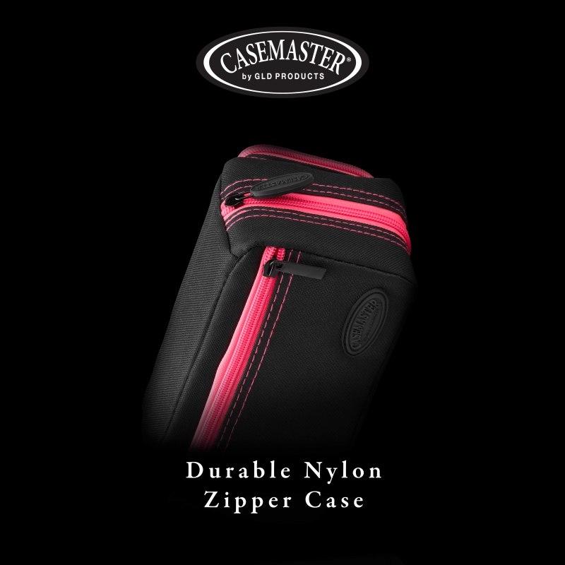 Casemaster Plazma Pro Dart Case Black with Pink Trim and Phone Pocket Dart Case