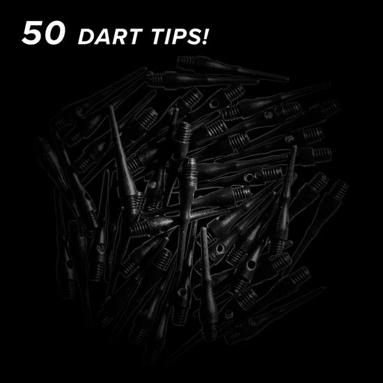 Viper Tufflex Tips III 2BA 50Ct Soft Dart Tips - Black