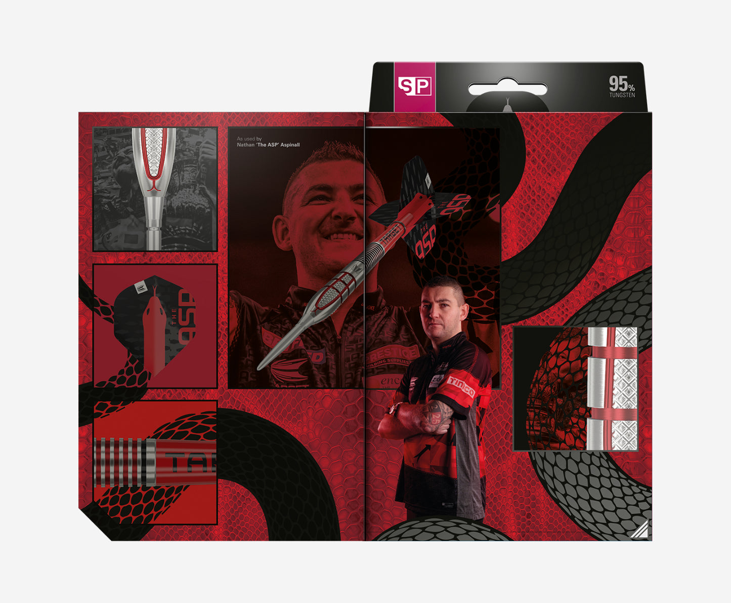 Target Nathan Aspinall G2 SP Swiss Point Steel Tip Darts 95% Tungsten 24g