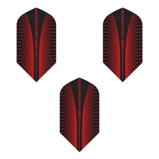 Viper V-150 Flights Slim Red Black
