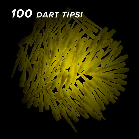 Viper Tufflex Tips III 2BA 100Ct Soft Dart Tips - Neon Yellow