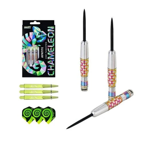 One80 Chameleon Apatite 25 gram 90% Tungsten Steel Tip Dart Set