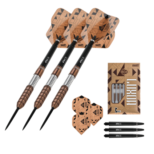 One80 Luxor Zeta 25 gram 90% Tungsten Steel Tip Dart Set