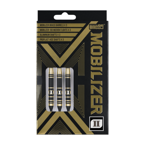 One80 Mobilizer 02 18 gram Brass Soft Tip Dart Set