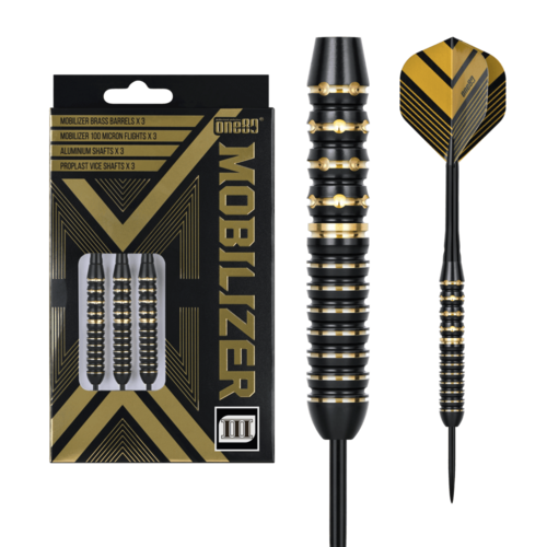 One80 Mobilizer 03 22 gram Brass Steel Tip Dart Set