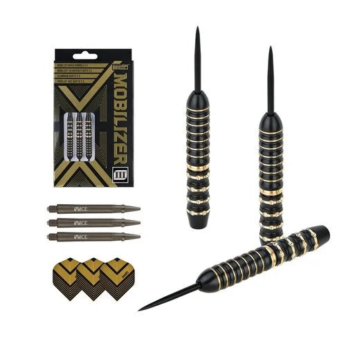 One80 Mobilizer 03 22 gram Brass Steel Tip Dart Set