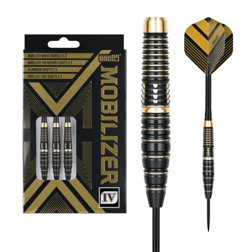 One80 Mobilizer 04 22 gram Brass Steel Tip Dart Set