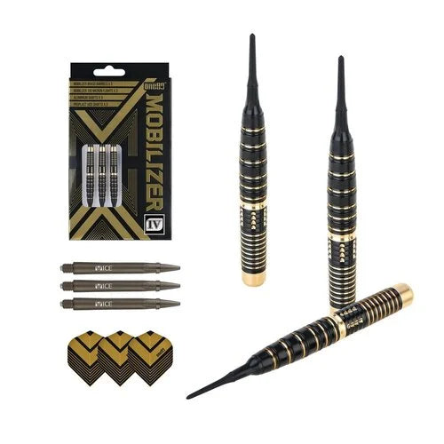 One80 Mobilizer 04 18 gram Brass Soft Tip Dart Set