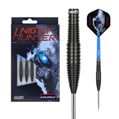One80 Night Hunter Endurance 24 gram 90% Tungsten Steel Tip Dart Set