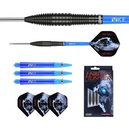 One80 Night Hunter Endurance 24 gram 90% Tungsten Steel Tip Dart Set