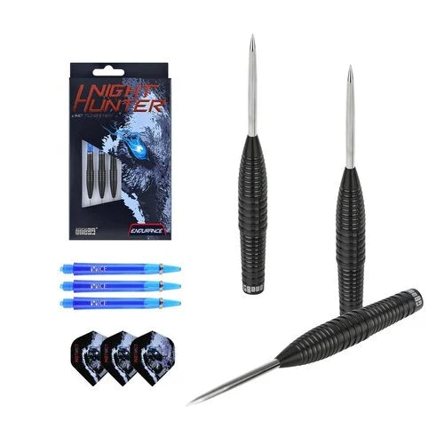 One80 Night Hunter Endurance 24 gram 90% Tungsten Steel Tip Dart Set