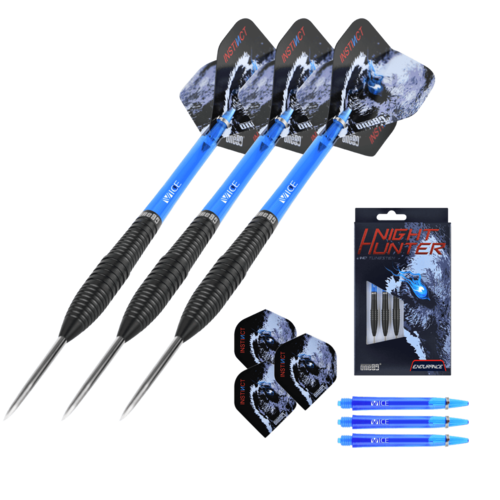 One80 Night Hunter Endurance 24 gram 90% Tungsten Steel Tip Dart Set