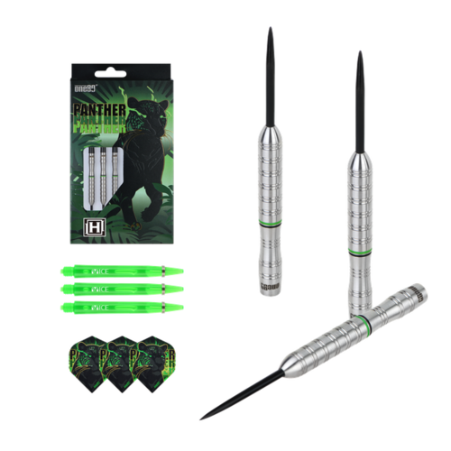 One80 Panther-H 25 gram 80% Tungsten Steel Tip Dart Set
