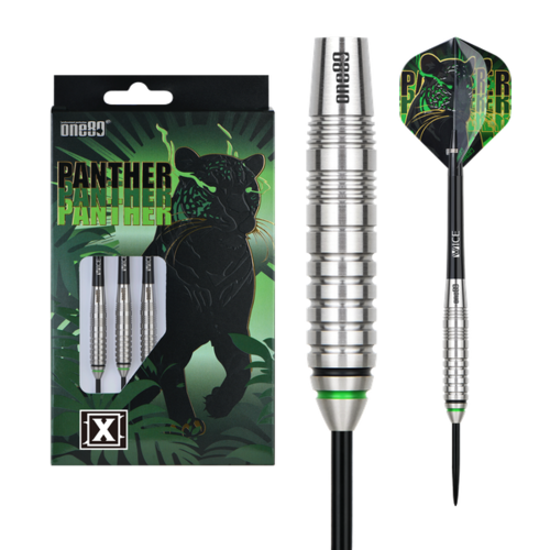One80 Panther-X 21 gram 80% Tungsten Steel Tip Dart Set