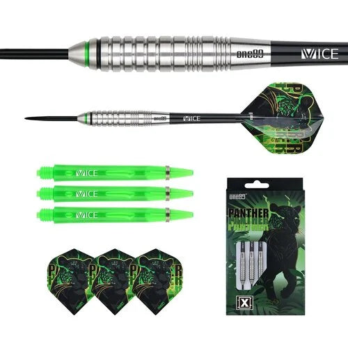 One80 Panther-X 21 gram 80% Tungsten Steel Tip Dart Set