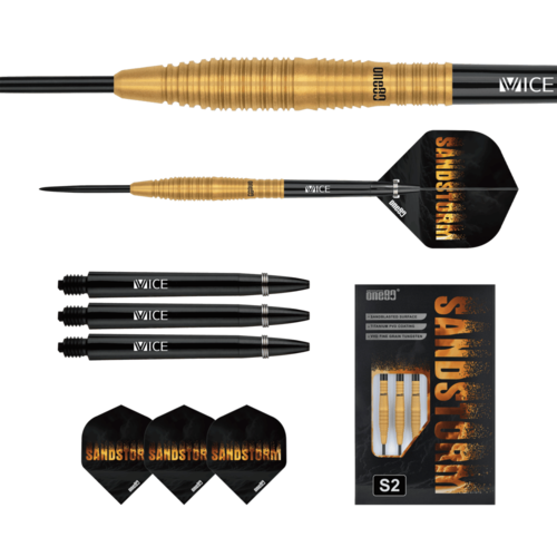 One80 Sandstorm 02 22 gram 90% Tungsten Steel Tip Dart Set