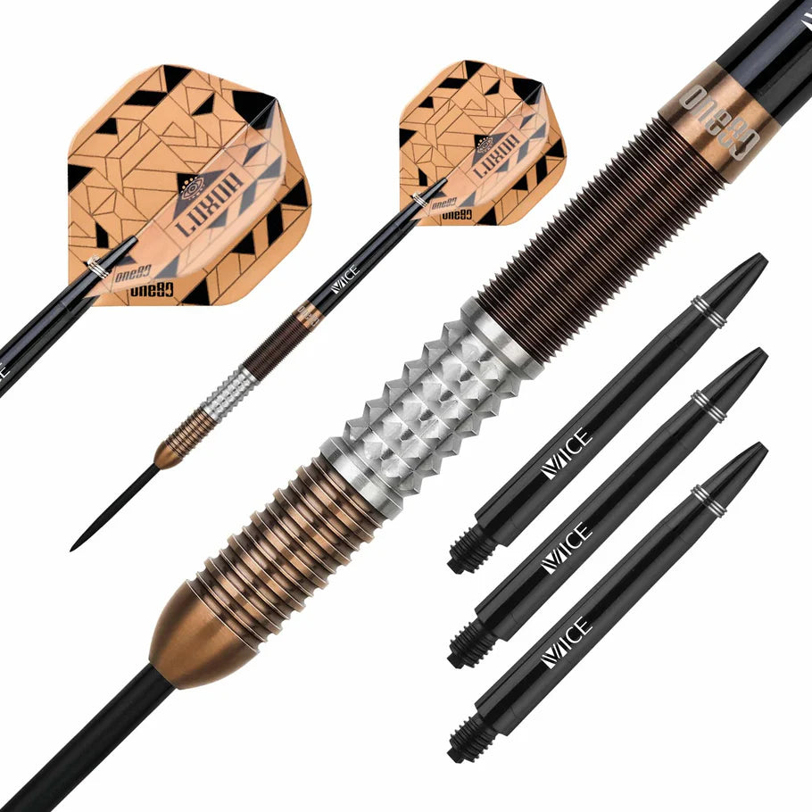 One80 Luxor Alpha 25 gram 90% Tungsten Steel Tip Dart Set