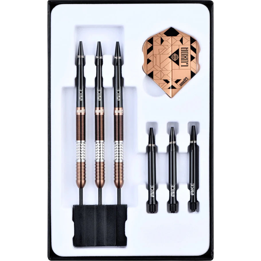 One80 Luxor Alpha 25 gram 90% Tungsten Steel Tip Dart Set