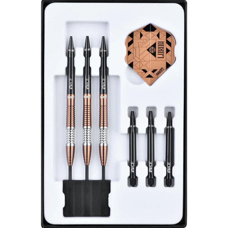 One80 Luxor Gamma 21 gram 90% Tungsten Steel Tip Dart Set