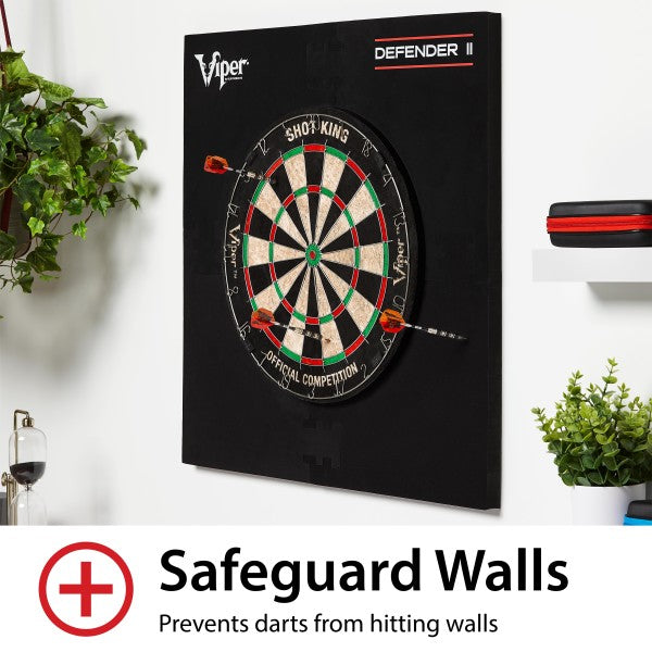 Viper Wall Defender II Dartboard Surround - Black