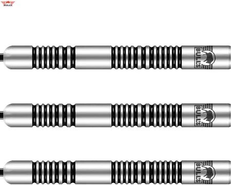 Bull's NL Lightning White 90% Tungsten 21 gram Steel Tip Dart Set