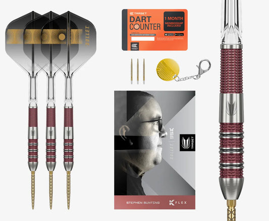 Target Stephen Bunting 95K Swiss Point Steel Tip Darts - 22gm
