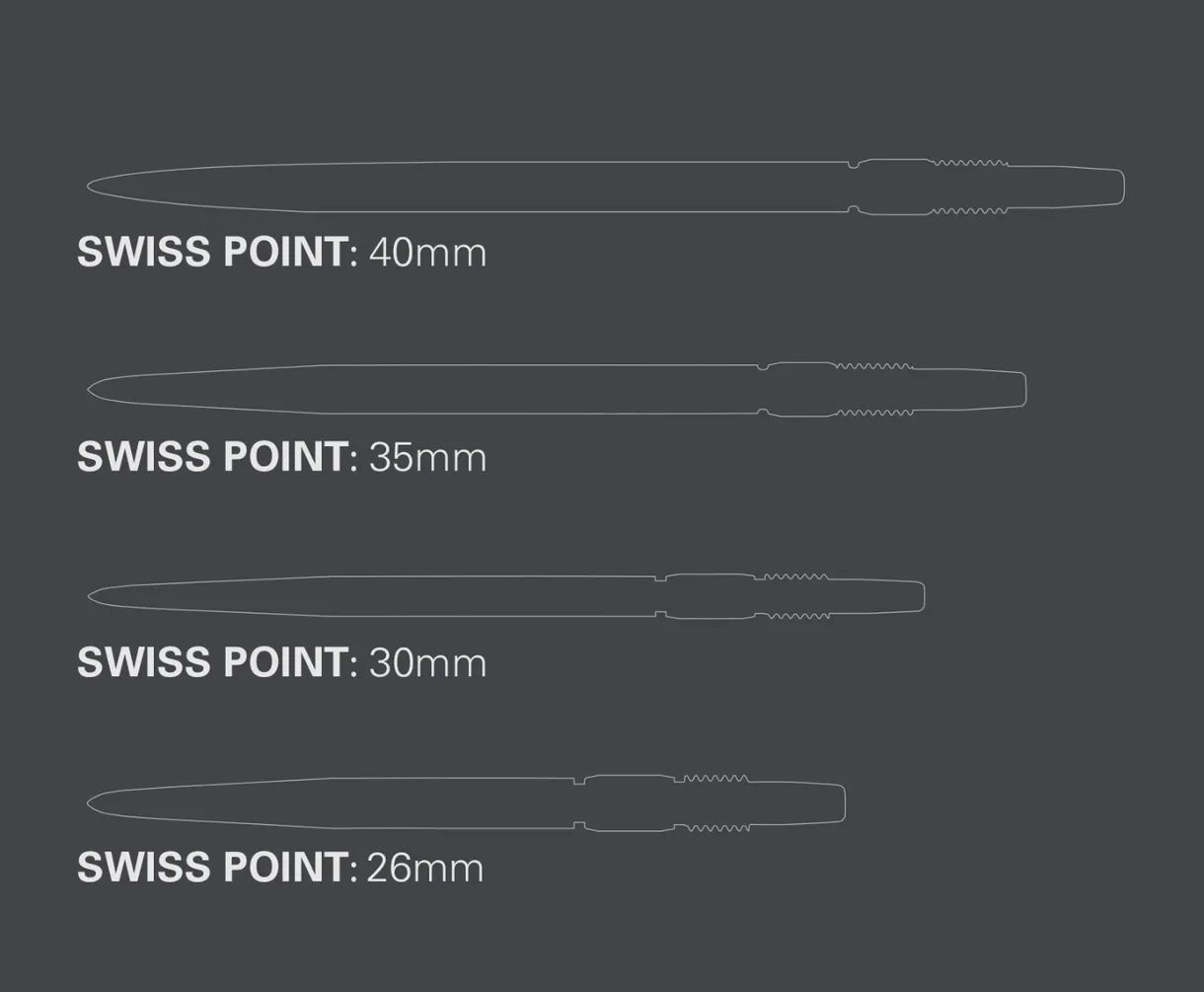 Target Swiss Steel Point - Black 26mm