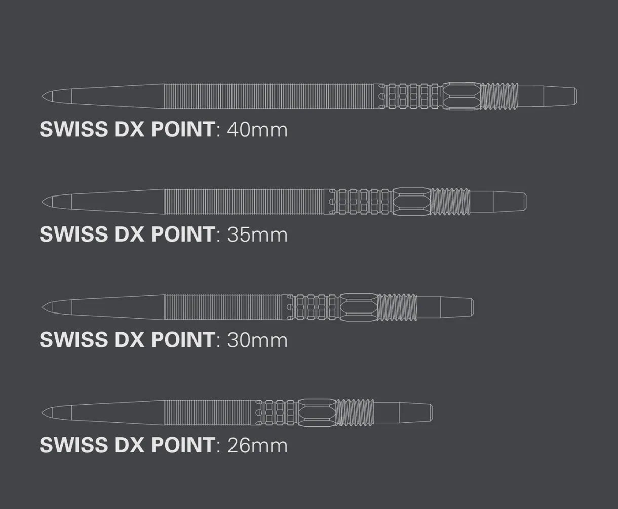 Target Swiss DX Steel Point - Black 26mm