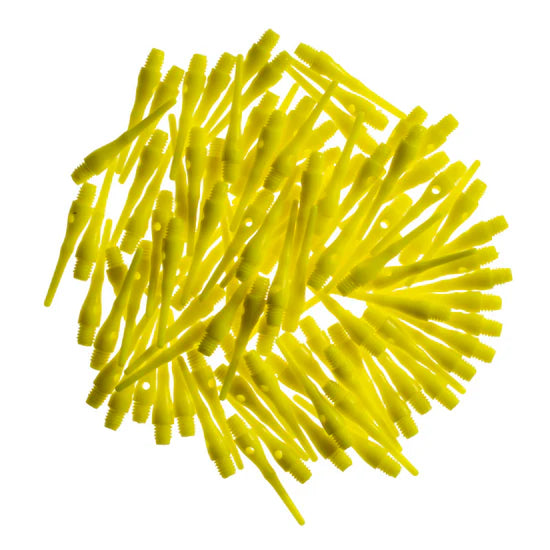 Viper Tufflex Tips III 2BA 100Ct Soft Dart Tips - Neon Yellow