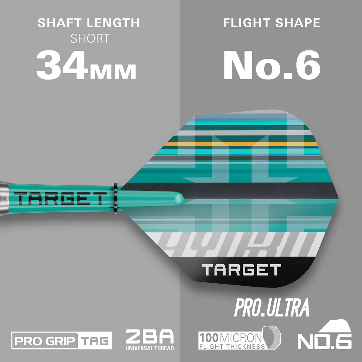 Target Hydro 12 Soft Tip Darts 90% Tungsten 18g