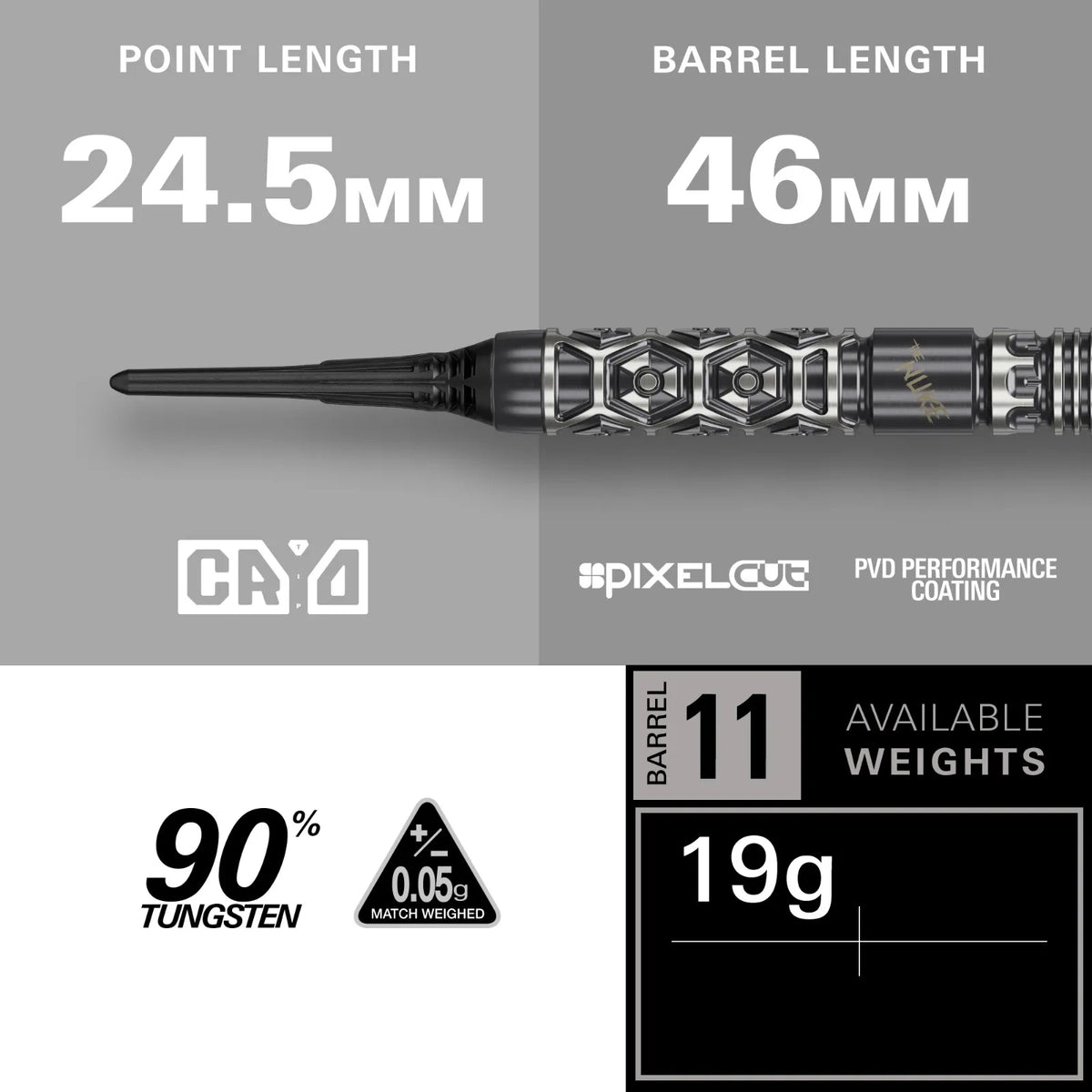 Target Luke Littler Nuke Fallout Soft Tip Darts 90% Tungsten 19g