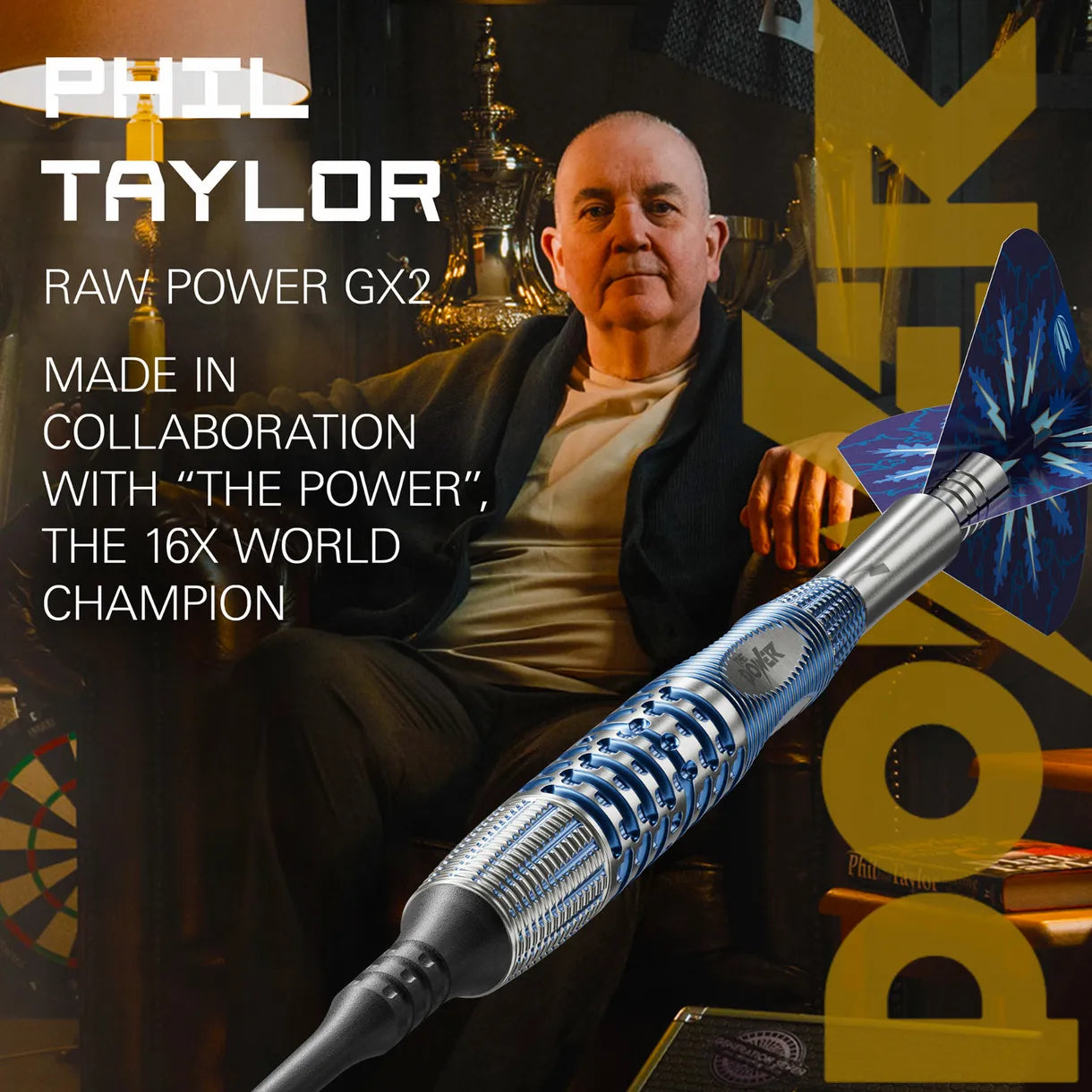 Target Phil Taylor Power Gx2 Soft Tip Darts 95% Tungsten 20g