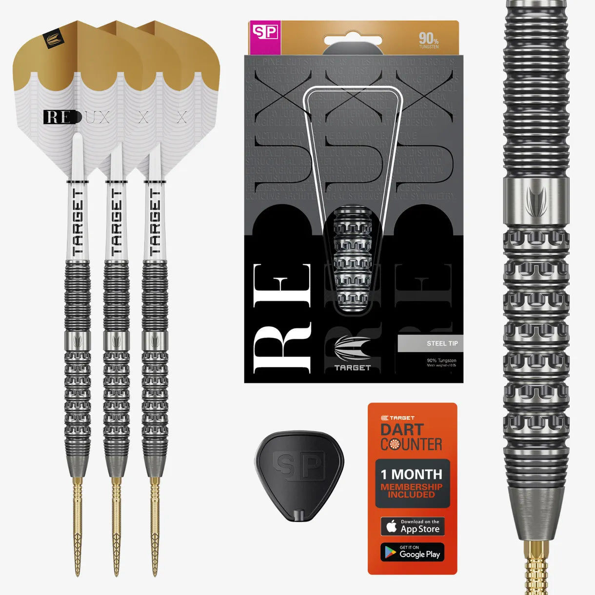 Target Redux 01 Swiss Point Steel Tip Darts - 23gm