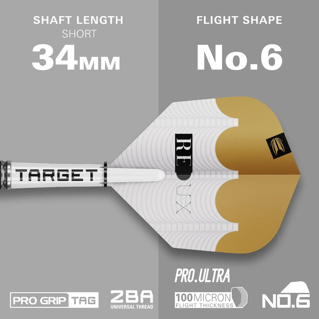 Target Redux 10 Soft Tip Darts 90% Tungsten 18g