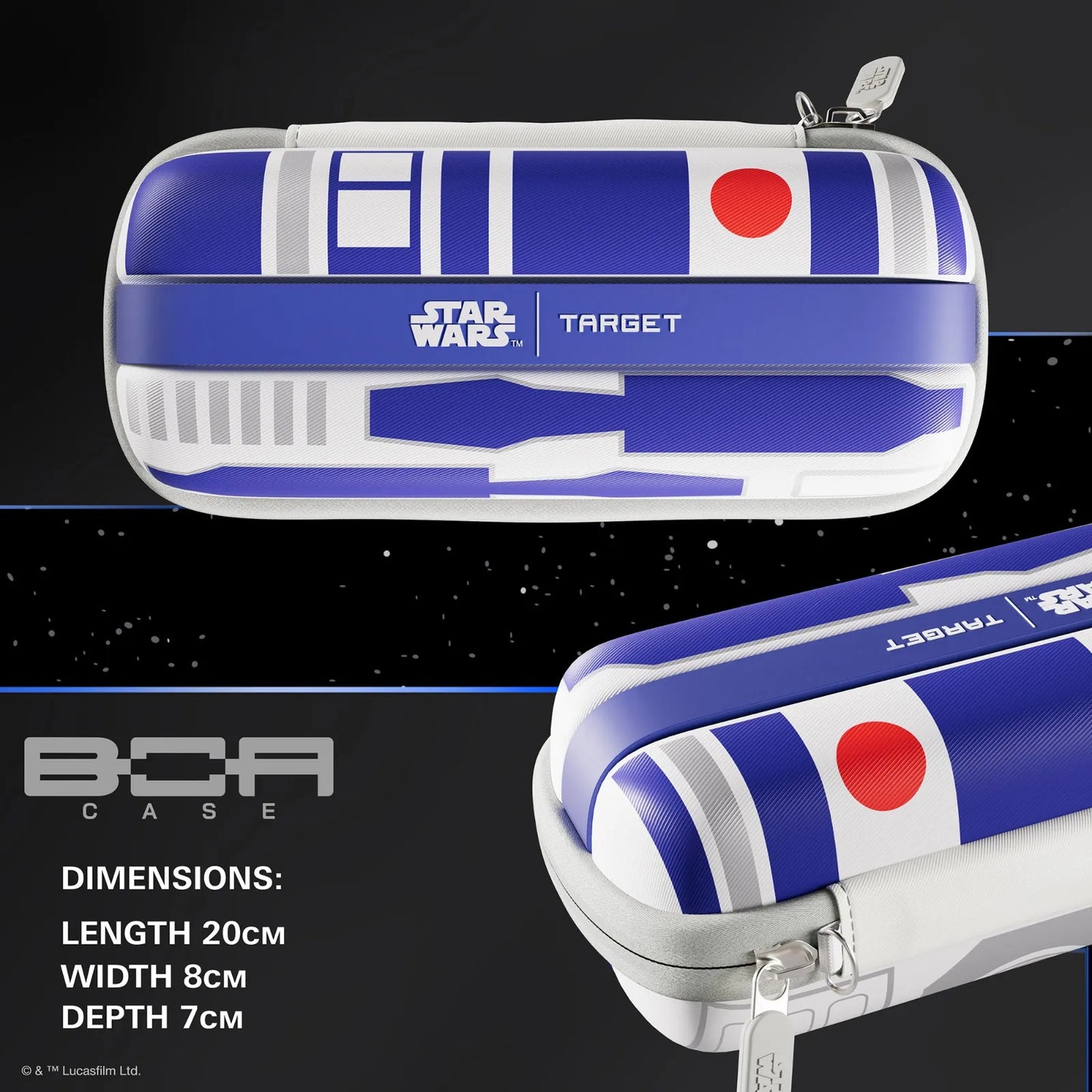 Target Star Wars R2-D2 BOA Dart Case