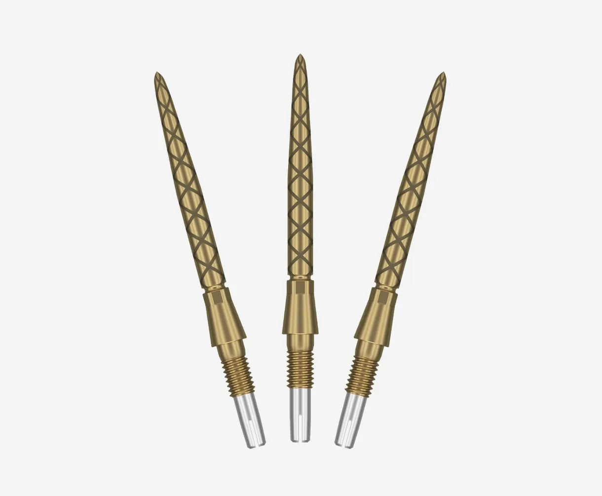 Target Swiss Storm Diamond Steel Point - Gold 35mm