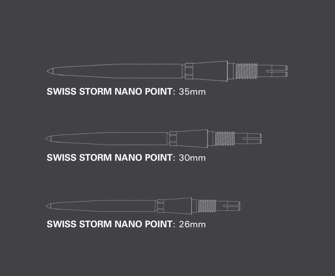 Target Swiss Nano Steel Point - Gold 30mm