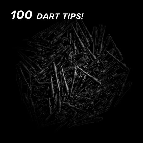 Viper Tufflex Tips III 2BA 100Ct Soft Dart Tips - Black