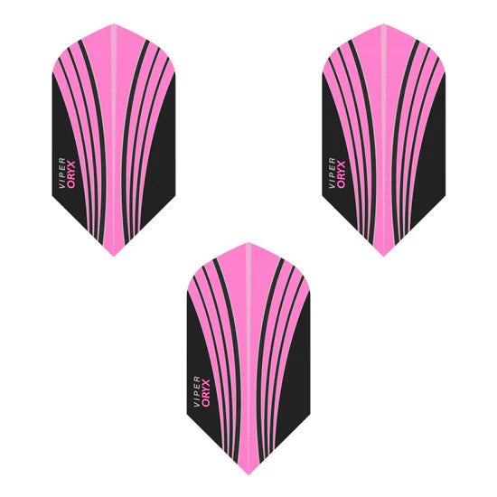 Viper V-100 Flights Oryx Slim Pink/Black Dart Flights