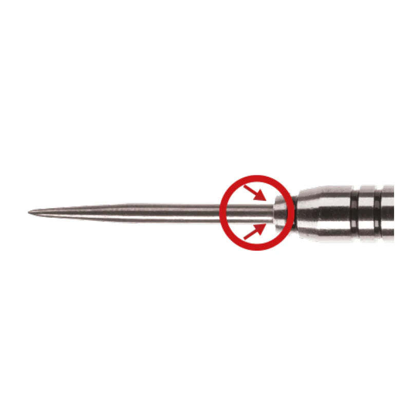 RED DRAGON TRIDENT 180 - DART POINT CONES WHITE