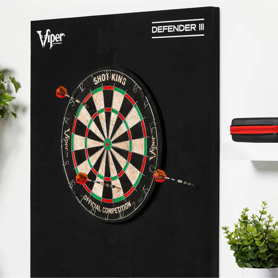 Viper Wall Defender III Dartboard Surround - Black