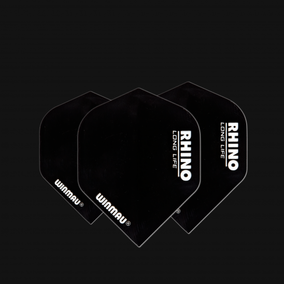 Winmau Rhino Black Extra Thick Standard Flights