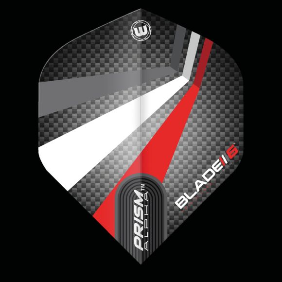 Prism Alpha Blade 6 Black, Red & White Extra Thick