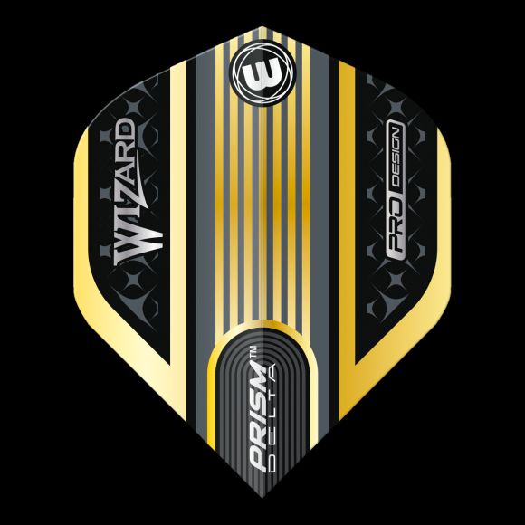 Winmau Specialist Players Prism Delta Wizard Gold Flight Standard
